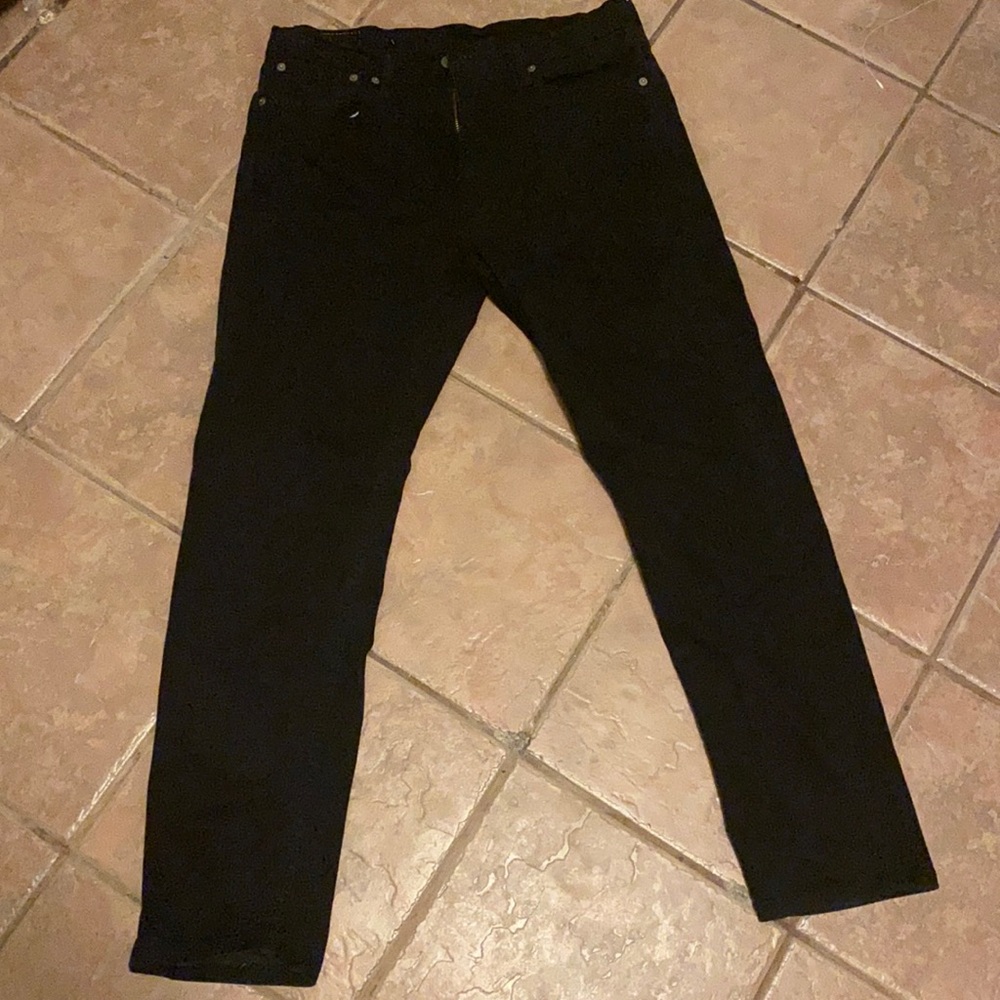 Levi 502 36x32 Black Jeans